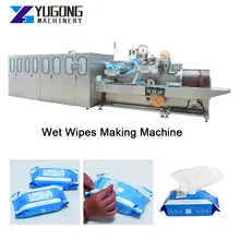 Baby Wet Wipes Making Machinery Automatic Wet Wipes Packing Machine Nonwoven Wet Wipes Machinery Production Line
