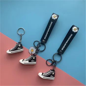 

KPOP G-Dragon Silicone Lanyard Shoes Daisy Pendant Key Chain Keyring PEACEMINUSONE Bag Accessories jh294