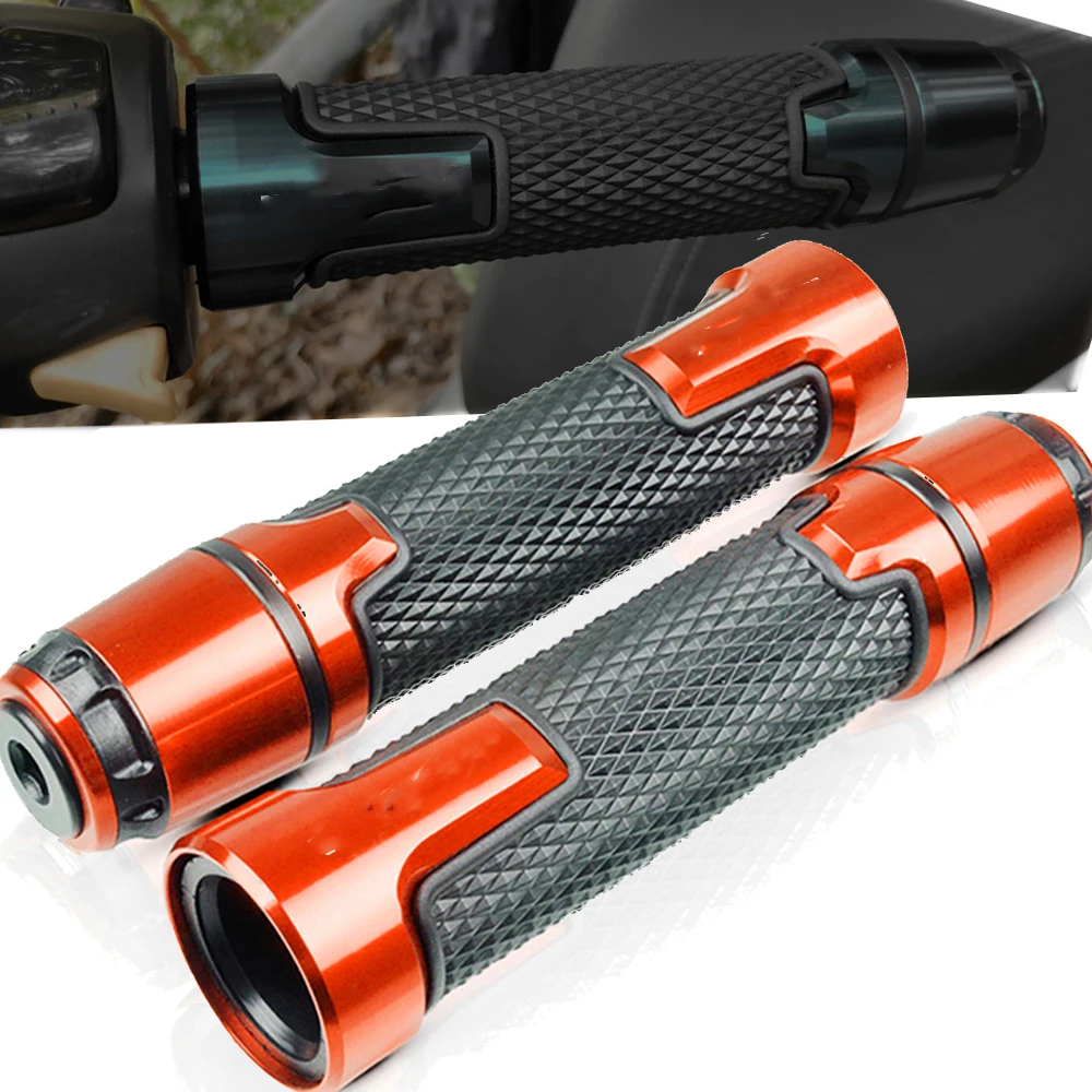 For 125 2011-2017 Motorcycle 7/8&quot 22mm Accessories Anti-Slip Handle Bar Handlebar Hand Grips Scooter Cover End | Автомобили и