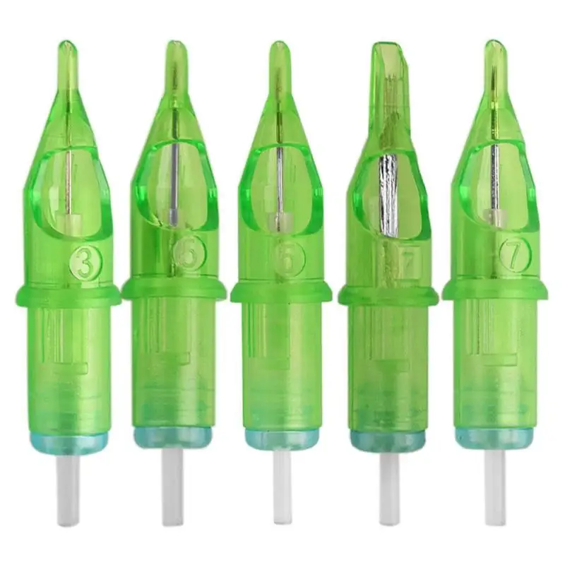 

10pcs Tattoo Cartridge Needles Disposable Makeup Tattoo Pen 3RL/5RL/5RS/7M1