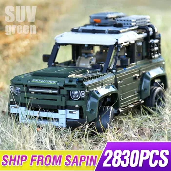 

New Guardian Off-road Vehicle Land Car Rover Fit Technic Defender 42110 Model Building Blocks Bricks Toys Kid Christmas