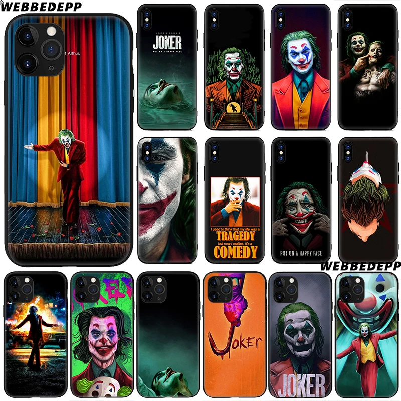 Joaquin Phoenix Joker Soft Silicone Case for Apple iPhone 11 Pro Xr Xs Max X or 10 8 7 6 6S Plus 5 5S SE TPU |