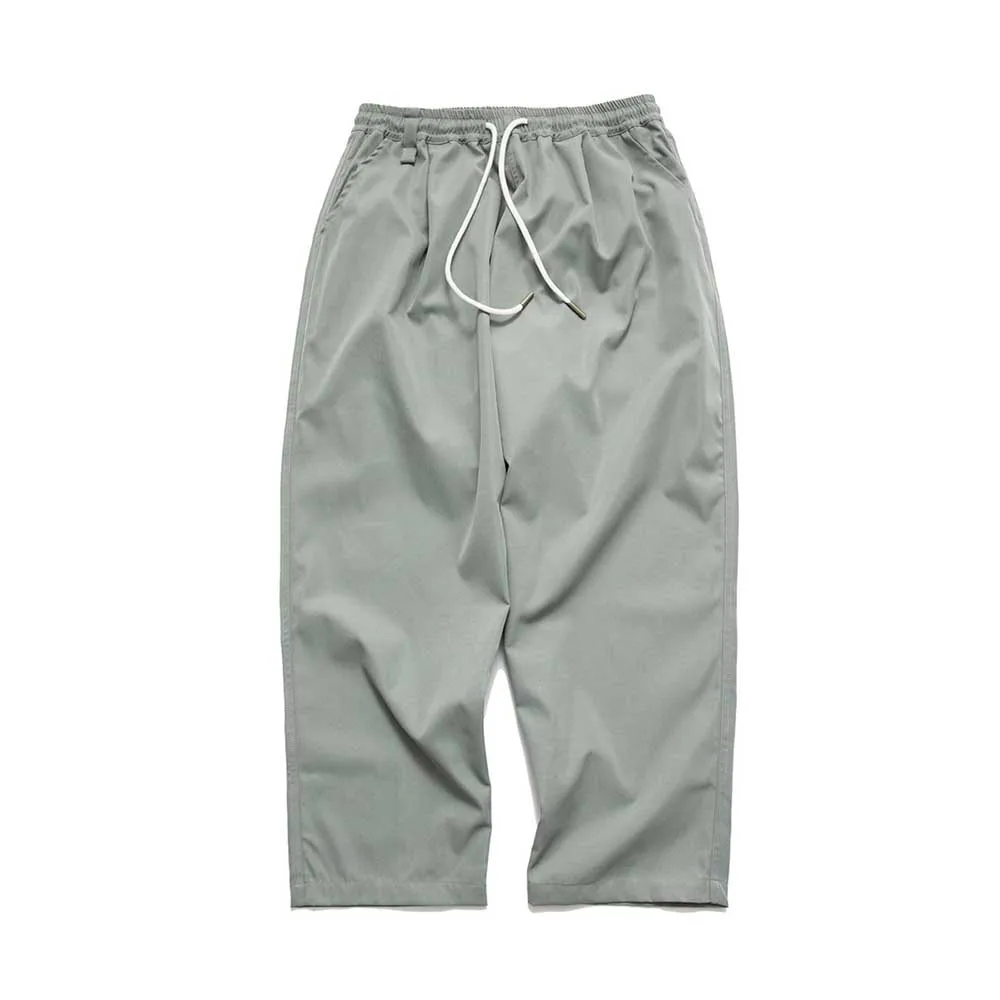 Fashion Spring Baggy Pants Men Casual Straight Oversize Trousers Hiphop Harem Wide Leg Clothing