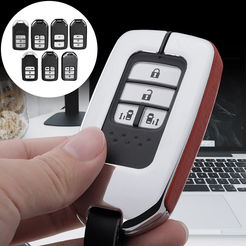 

Car Key Cover Car Key Case For Honda accord 9 crider city 2015 2016 Vezel Spirior Odyssey Civic Jazz HRV CRV Fit Freed Jade