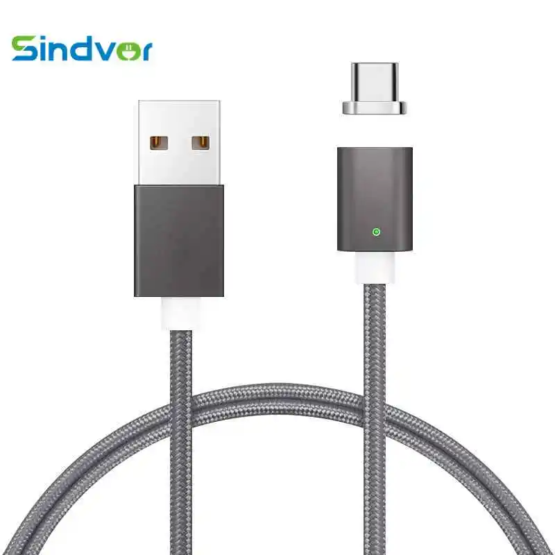 Магнитный usb кабель Type C для быстрой зарядки адаптер зарядное устройство данных