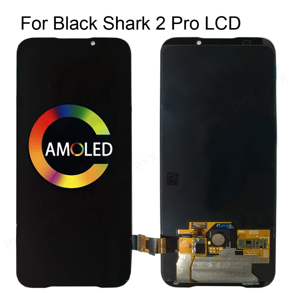 For Xiaomi Black Shark 2 Lcd Screen Display+Touch Glass Assembly Replacement Parts Xiaomi'S BlackShark2 Helo SKW-H0 | Мобильные