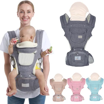 

Ergonomic Baby Carrier Multifunction Baby Carrier Hip Seat For 3-36 Month Newborn Toddler Waist Stool Front Facing Kangaroo Bags