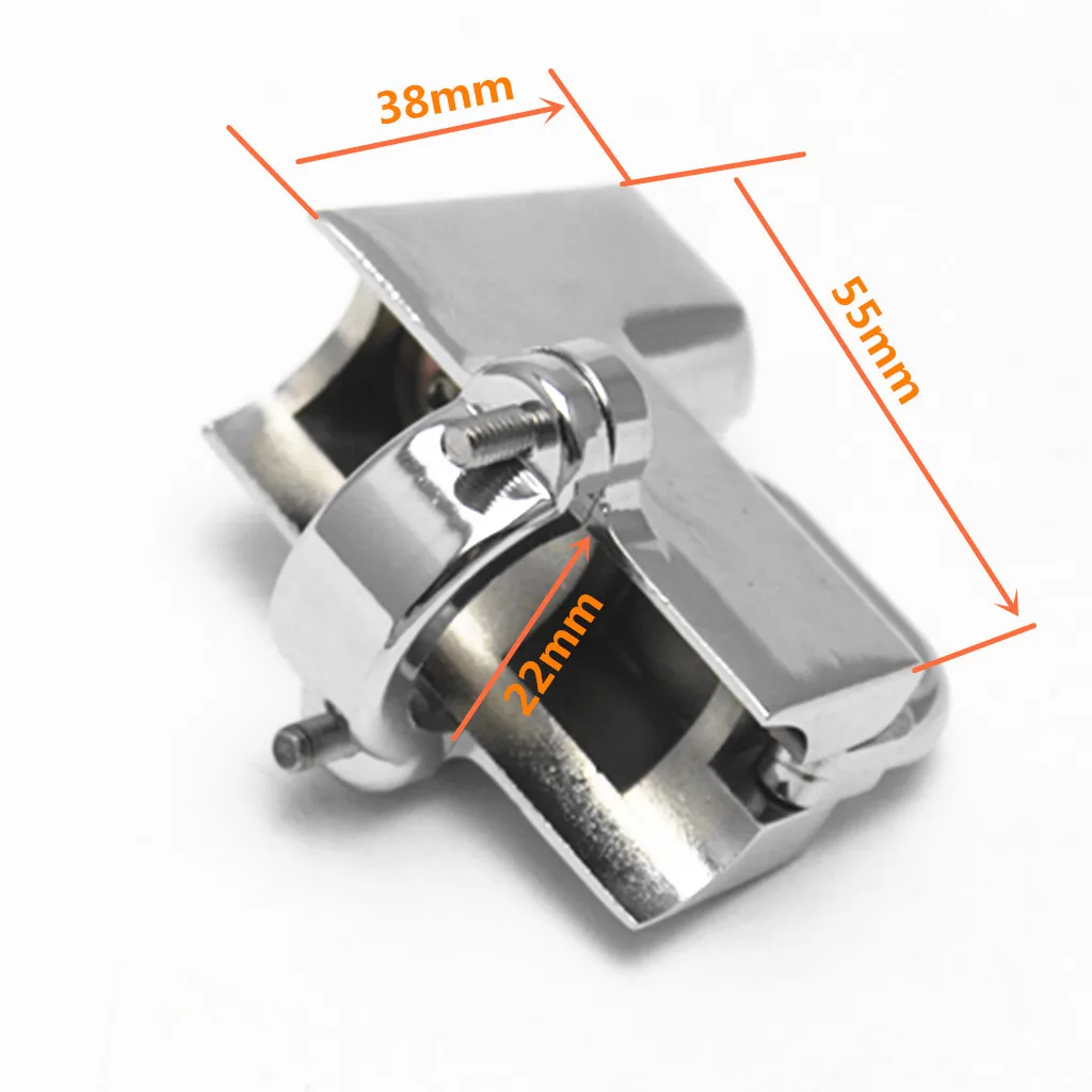 Silver Motorcycle Scooter Steel Helmet Anti-Theft Lock Durable