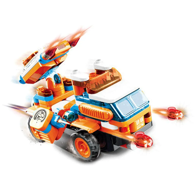 

61254 Technic Series Velociraptor Dinosaur missile vehicle Car Large particle Set Building Blocks Bricks Gifts Toys For Children