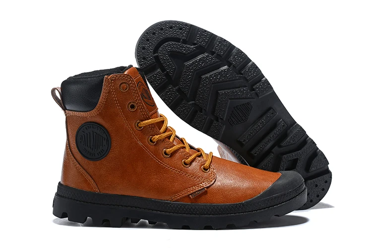 PALLADIUM Pampa одноцветное Ranger кроссовки TP Для мужчин высокие ботильоны удобные высококачественные повседневные мужские туфли на шнуровке Размеры; большие размеры 39-45