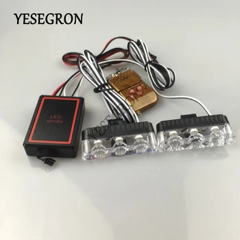 

Wireless Remote Flasher 2x3 LED strobe lights fso flash police flasher police lights strobe light Stroboscopes fso auto flash