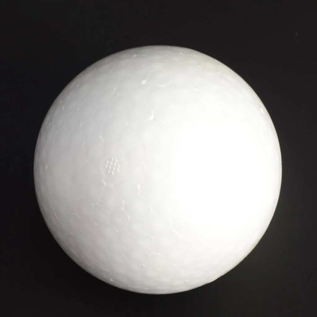 2 Pieces White Foam Balls Modelling Polystyrene Styrofoam Foam Ball 150 & 200 mm