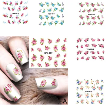 

1 Pc 3D Nail Applique Watermark Patterned Nail Back Glue Sticker Nail Art Nail Art Decoration Nail Decal Sticker Tools