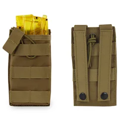 Bolsa táctica Molle militar para Rifle AR15 AK M4, bolsa de almacenamiento individual, accesorios de caza Airsoft