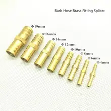 

Brass Straight Hose Pipe Fitting Equal Barb 4mm 6mm 8mm 10mm 12mm 14mm 19mm Gas Copper Barbed Coupler Connector Adapter