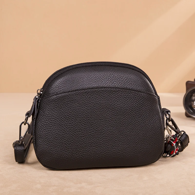Crocodile Pattern Genuine Leather Cross Body Bag Woman's Handbag Ladies Shoulder Messenger Bags