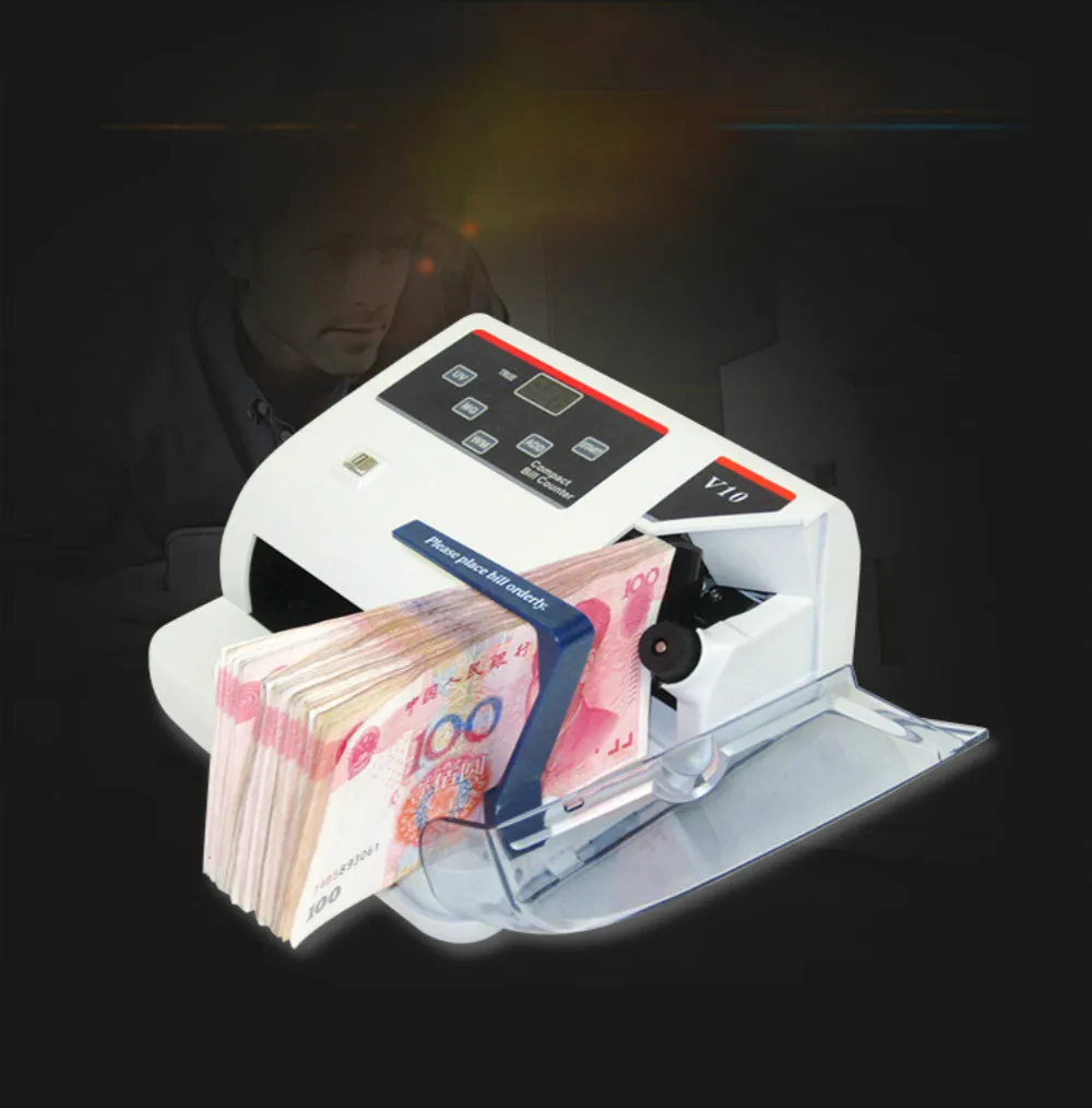 Portátil do Banco com o Mini uv do mg wm para a Maioria dos Contadores de Dinheiro das Notas Mini Detector Manual Contador Equipamento Financeiro Eu-v10 4 Contador de dinheiro/detector