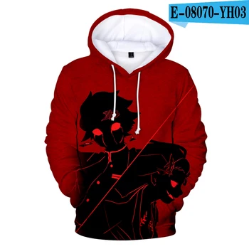 

hot anime Demon Slayer: Kimetsu no Yaiba 3D Hoodie in boys/girls long sleeve autumn warm popular cartoon cool hoodie in children