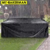 75 Sizes  Furniture Waterproof  Cover For Rattan Table Cube Chair Sofa  Rain Garden Patio Protective Cover Black and Silver 1