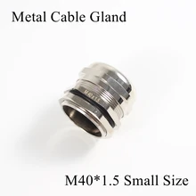 1 шт./лот M40 металлическое уплотнение кабеля IP68 Водонепроницаемый никель Латунный разъем желез для 18-25 мм Электрический провод M40* 1,5 медные скобы