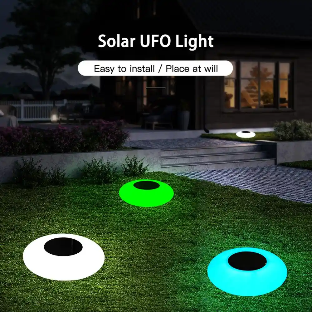 Swimming Pool Lights Solar Floating Multi-Color LED Waterproof Outdoor Garden