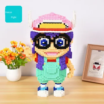 

Colourful Spell Lovely Arale Girl Educational Puzzle Diamond Small Particle Toy Puzzle Adult Stress Relief Blocks