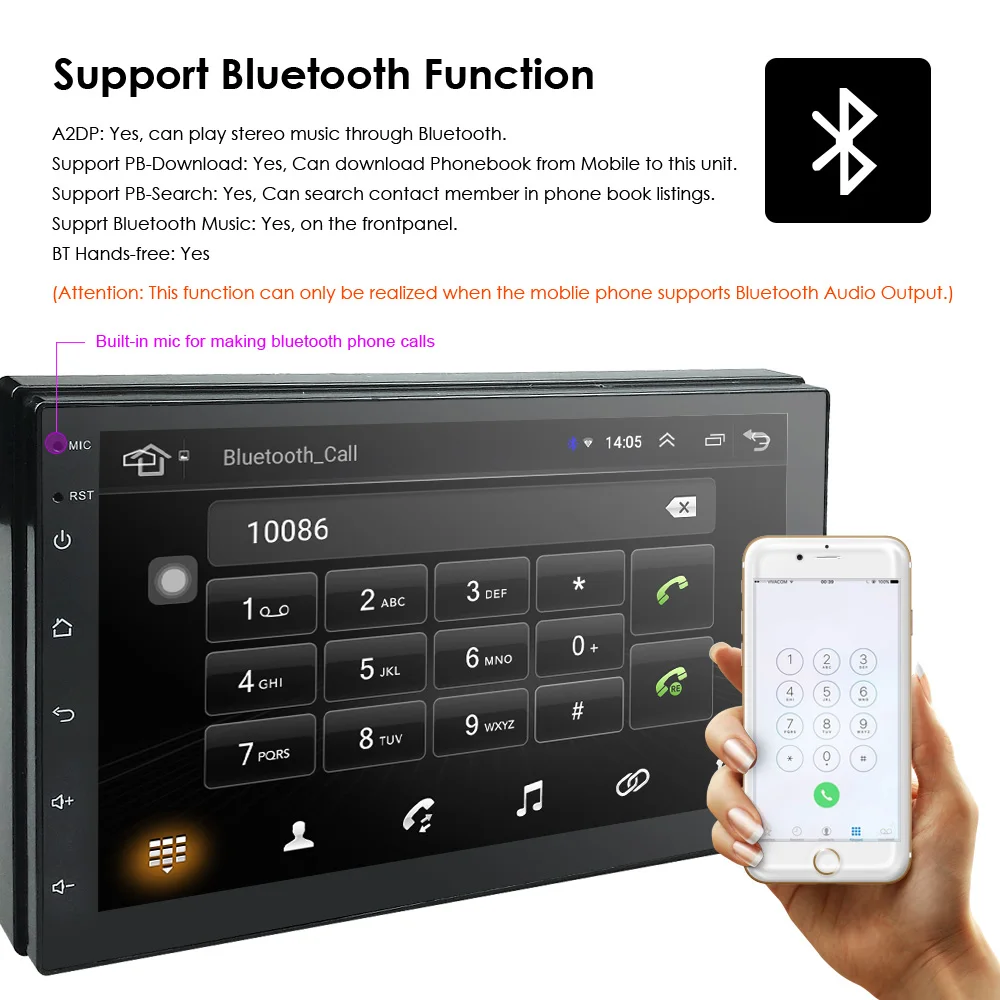 4G " 2Din Android 9,0 Автомобильный плеер Navi для Nissan Volkswagen TOYOTA Honda KIA hyundai Lada Renault mazda универсальный автомобильный Радио gps