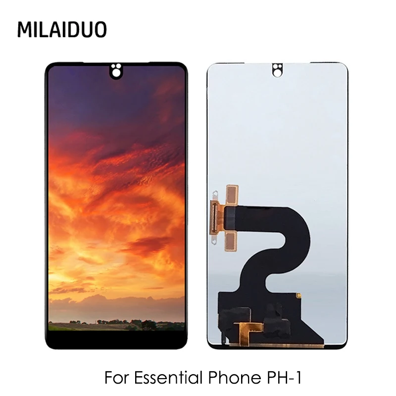 

LCD Display For Essential Phone PH-1 5.7'' Touch Screen Digitizer Assembly Replacement Black No Frame 100% Tested High Quality