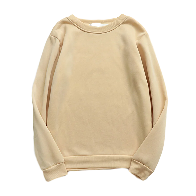 

19 Colors Fleece Hoodies Women Autumn Winter Warm Sweatshirt Woman Long Sleeve O Neck Female Hoody Solid Plus Size 4xl 5xl 6xl