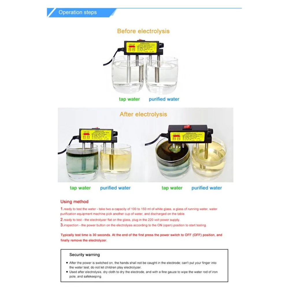 Тестер электролизатора воды электролиза водные инструменты TDS тестовая ручка для домашней питьевой воды и очиститель воды тест ing