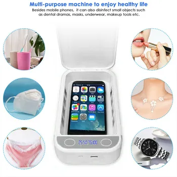 

Mobile Phone Coating Machine Toothbrush JEwelry Underwear Mobile Phone Sterilize UV-Ultraviolet Light Disinfection Storage Box