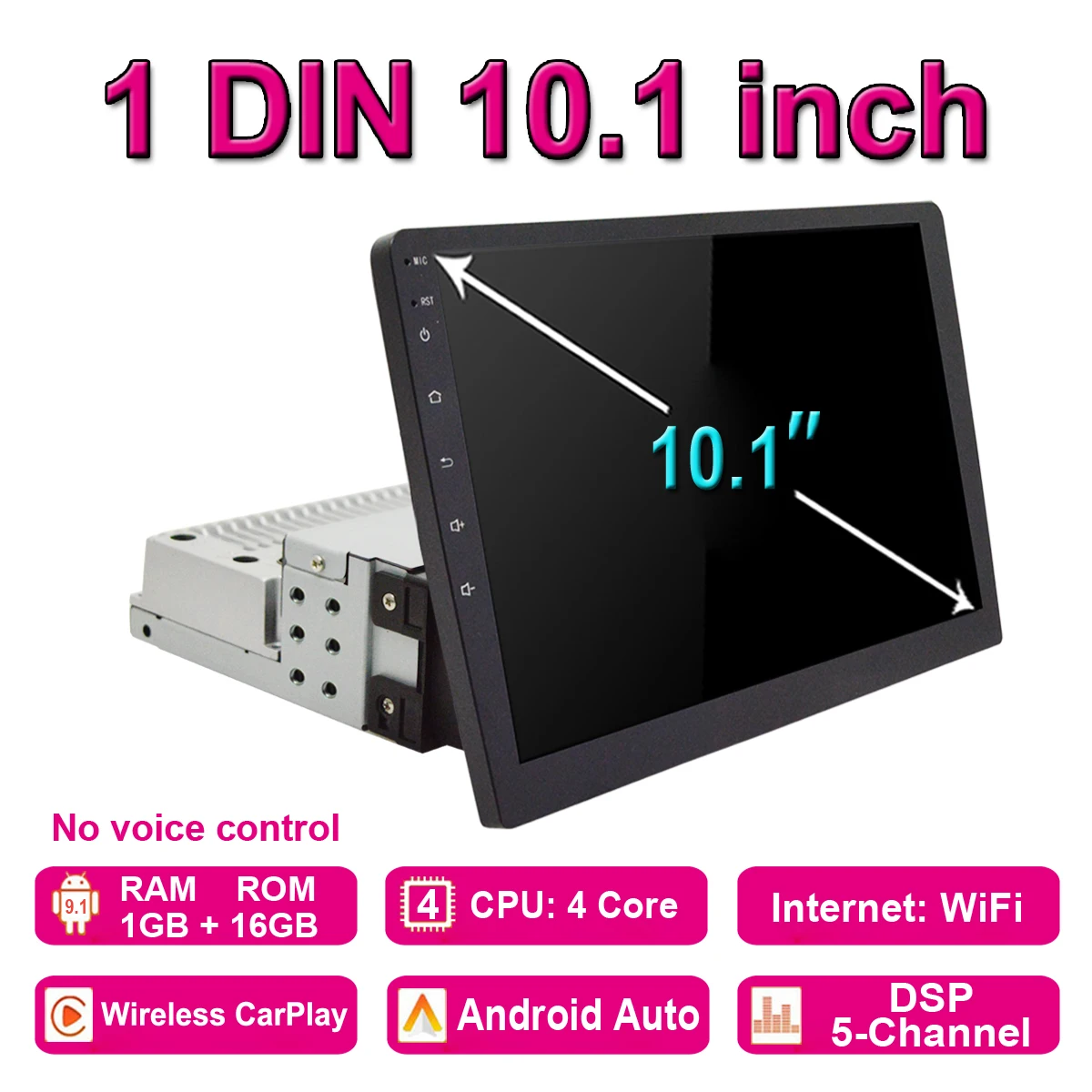 Universal 1 Din Car Multimedia Player 10.1 inch Touch Screen Android Car Radio Stereo GPS WiFi Audio Video Player pioneer double din radio Car Multimedia Players