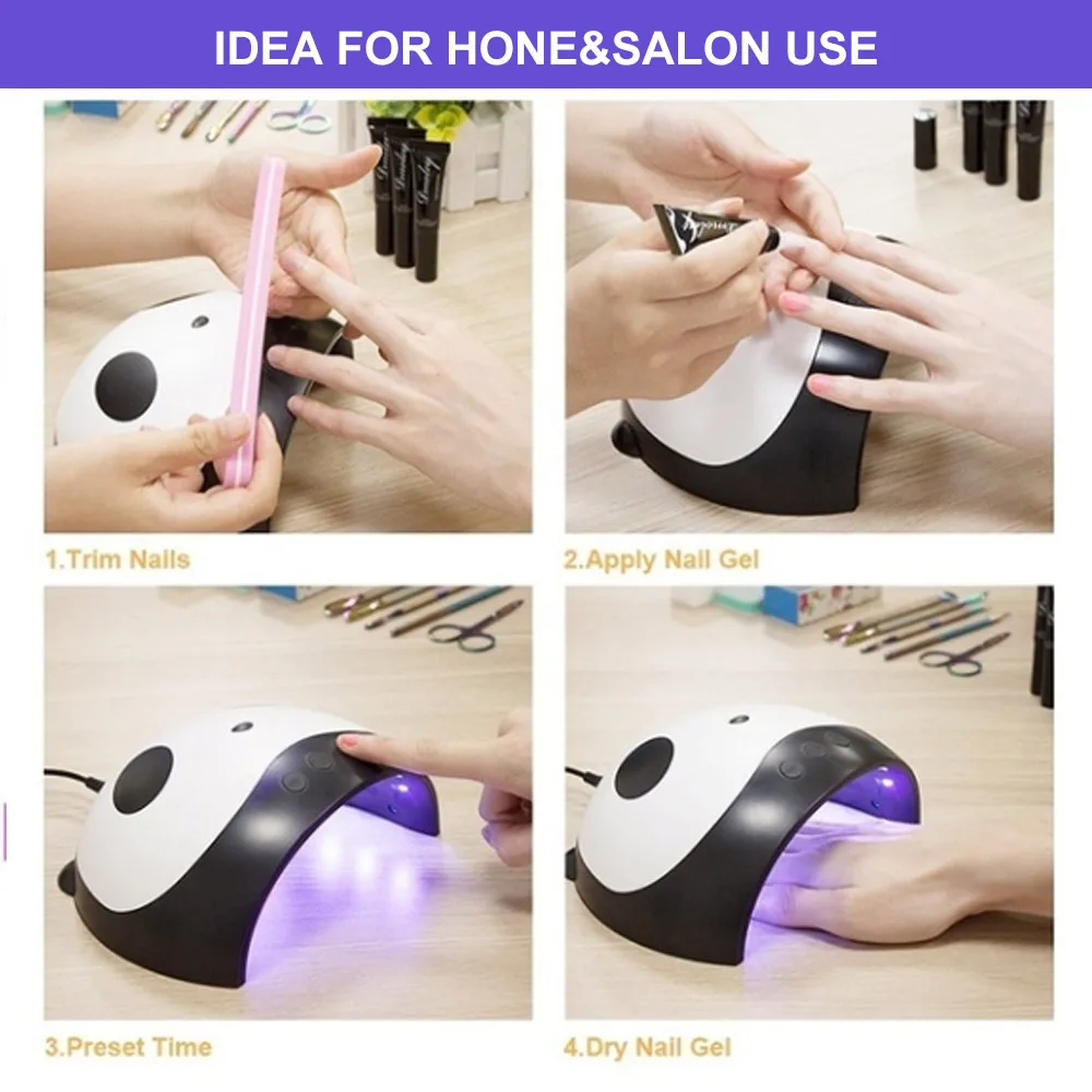 Быстрая Сушилка для ногтей ABS beauty Lighting УФ лампа для ногтей сухая мода 24 Вт Таймер интеллектуальная лампа для ногтей