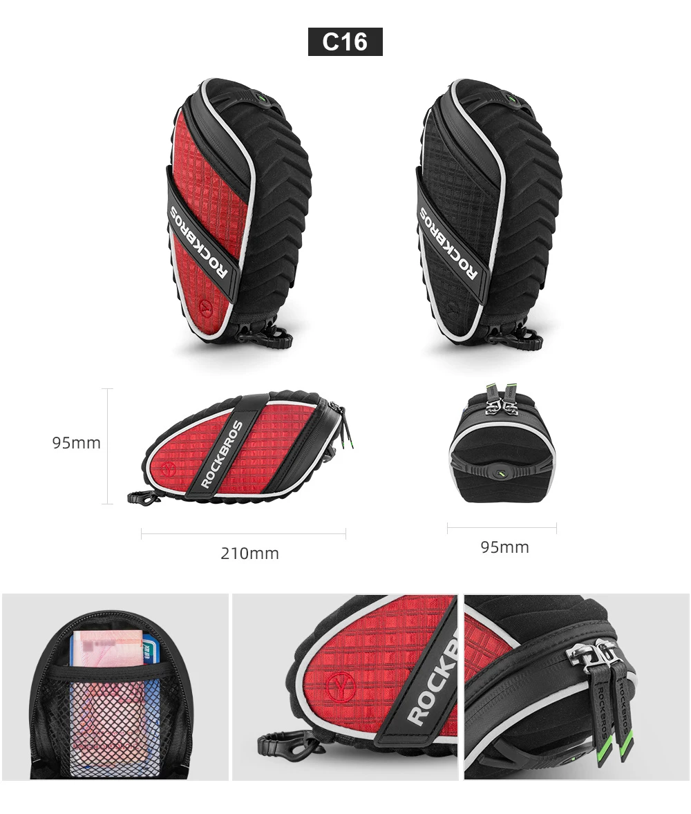 Best 2019 ROCKBROS Refletive Bicycle Bag Rainproof MTB Mountain Bike Saddle Bag Large Capatity Outdoor Cycling Seatpost Tail Pouch 9 Best 2019 ROCKBROS Refletive Bicycle Bag Rainproof MTB Mountain Bike Saddle Bag Large Capatity Outdoor Cycling Seatpost Tail Pouch 9