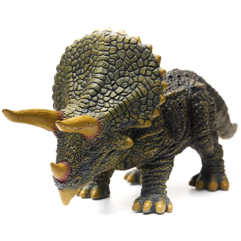 Collecta I You He высококачественный Имитация Динозавра быка Рог Дракон Трицератопс зонтик прозрачная статическая модель игрушки