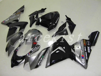

New ABS Motorcycle Fairings Kit Fit for kawasaki Ninja ZX-10R ZX10R 2004 2005 04 05 10R Bodywork Set Custom gray black ELF