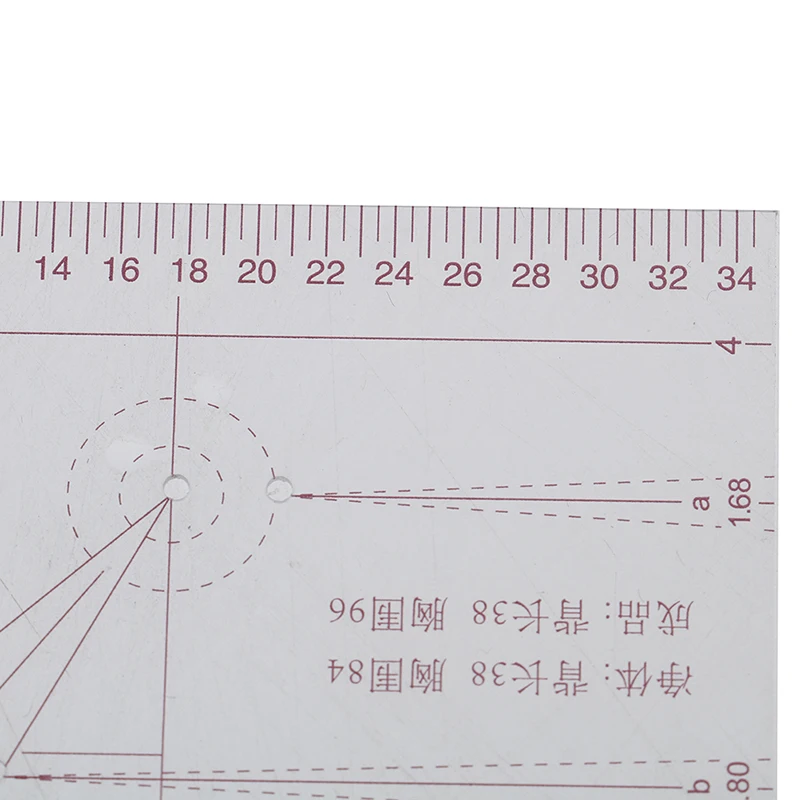 1:5 new prototype clothing ruler template drawing ruler DIY hand tailor sewing accessories