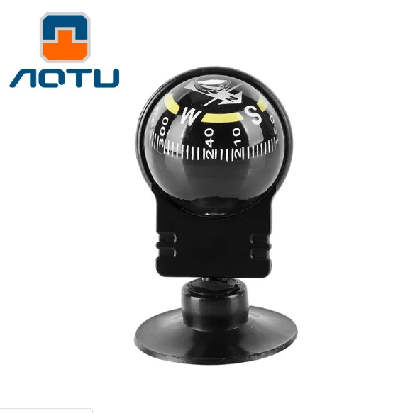 

1Pc 360 Degree Rotation Waterproof Vehicle Navigation Ball Shaped Car Compass with Suction Cup