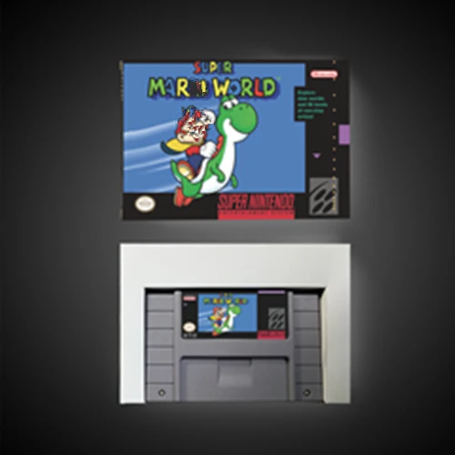 Супер Marioed World-RPG игровая карта аккумуляторная батарея Версия США Розничная коробка