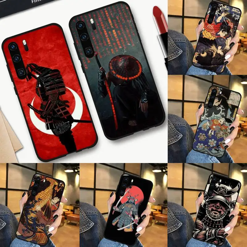 

Japanese Samurai spirit art Phone Case For Huawei Mate 9 10 20 Pro lite 20x nova 3e P10 plus P20 Pro Honor10 lite