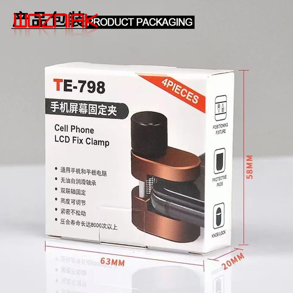 Mobile Phone Repair Tools 4pc Universal Mobile Phone Lcd Screen Fix Clamp For iPhone IPAD Curved Screen Repair