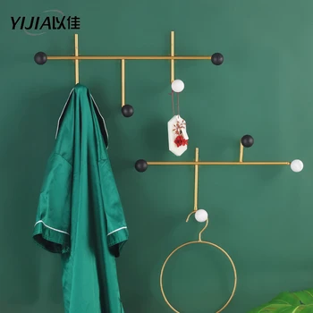

Simple modern bedroom wall clothes hat scarf hook multifunctional bathroom towel sanitary ware hook