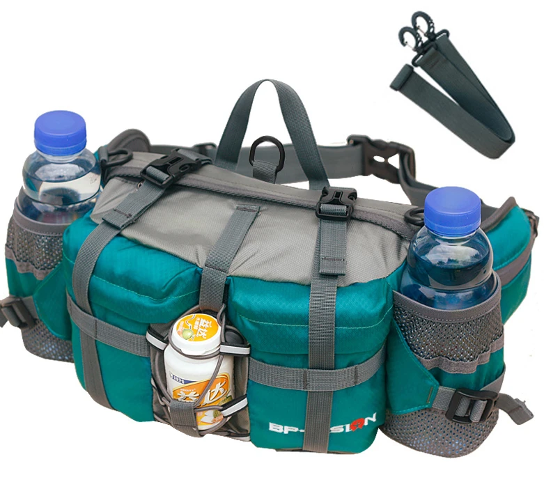 

Outdoor Runing Hiking Waist Bag Sport Accessories for Cycling Climbing Shoulder Bag Waterproof Tactical Pack with bottle holder