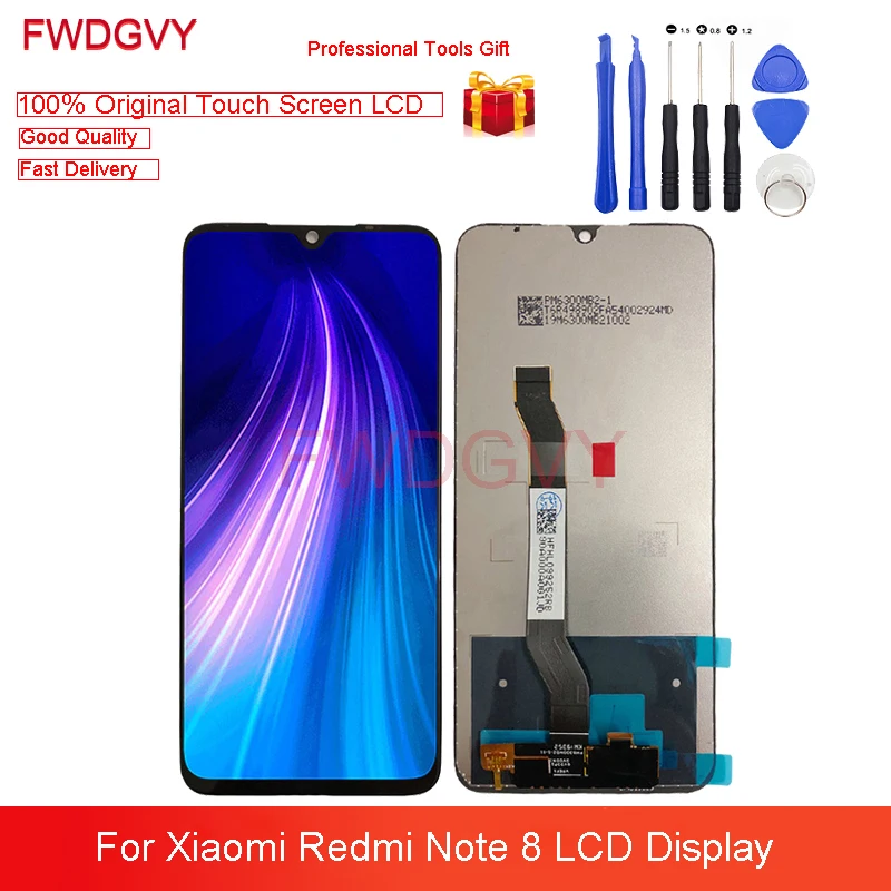 

6.3" Original For Xiaomi Redmi Note 8 LCD Display Touch Screen Panel LCD Digitizer Assembly Replacement Spare Repair Parts