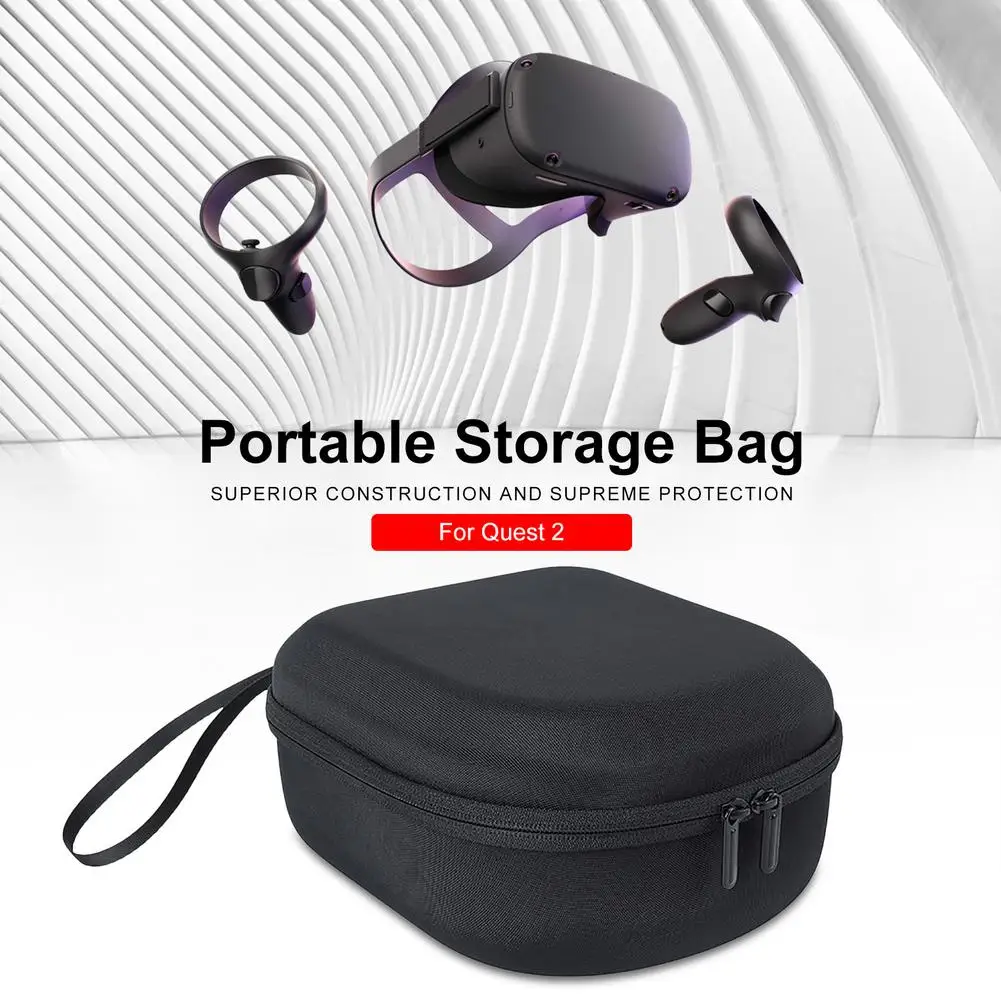 Accesorios EVA VR para auriculares Oculus Quest 2 VR, caja dura de almacenamiento de Estuche de transporte de viaje, bolsa protectora