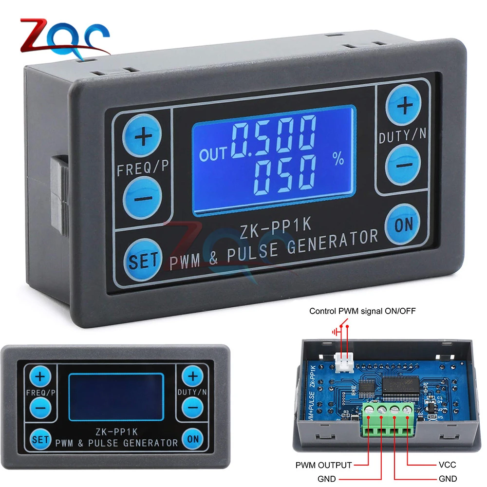 Adjustable Square Wave Generator PWM Pulse Frequency Duty Cycle Digital Module F Adjustable Square Wave Generator PWM Pulse Frequency Duty Cycle Digital Module F