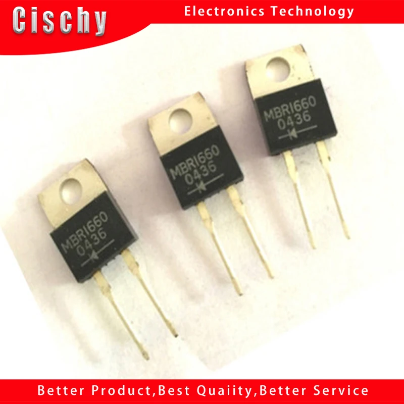 10PCS MBR1660 60V 16A TO220-2L TO-220 and original In Stock | Обустройство дома