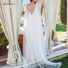 Lakshmigown Hoho Свадебные тюлевые Длинные свадебные обертывания кружевная Апликация Свадебные накидки пляжные свадебные аксессуары