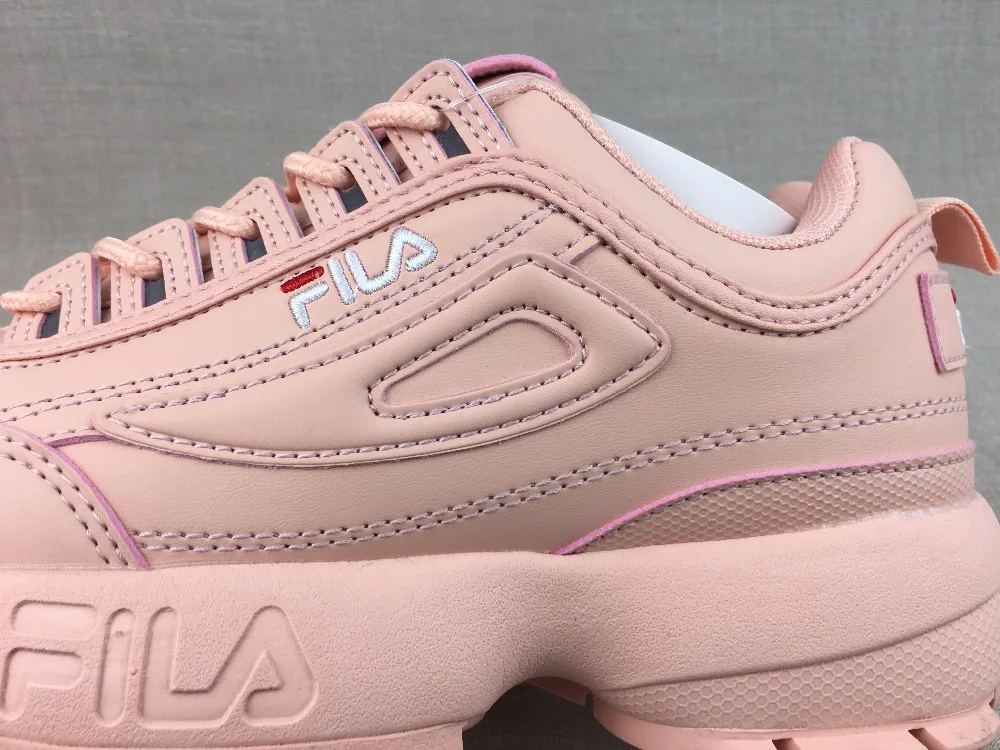 FILA Disruptor II женские розовые кроссовки спортивная обувь Нескользящая амортизирующая летняя Уличная обувь