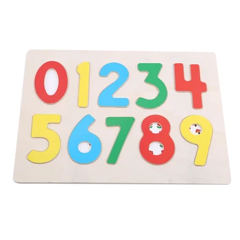 

Wooden Blocks Toy Multicolor 9 Numbers Cognitive Toy Baby Kids Early Educational Numeracy Intellectual Development Toys